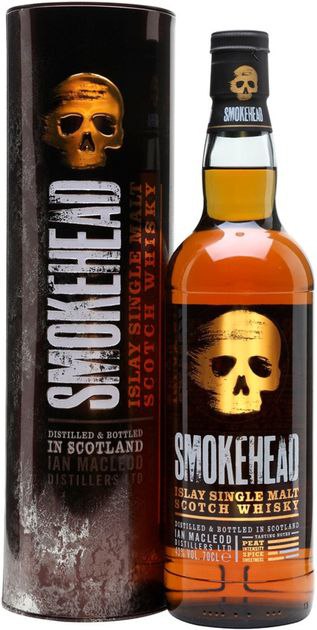 Віскі Smokehead Single Malt Scotch Whisky 43% 0.7 л tube